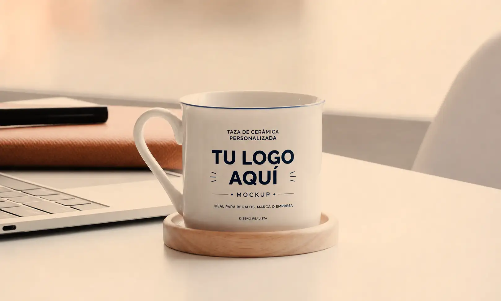 Taza personalizada con diseño moderno